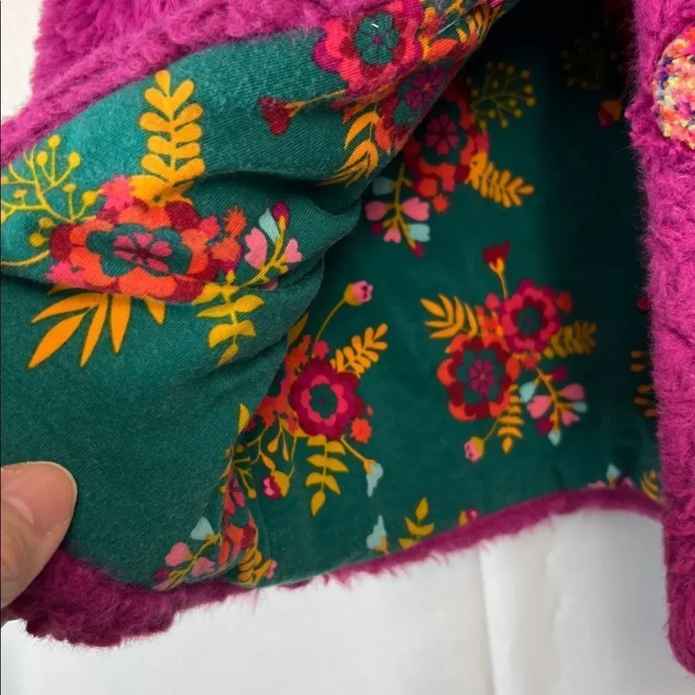 Matilda Jane Moments with you good to faux fucshia and green reversible vest 6